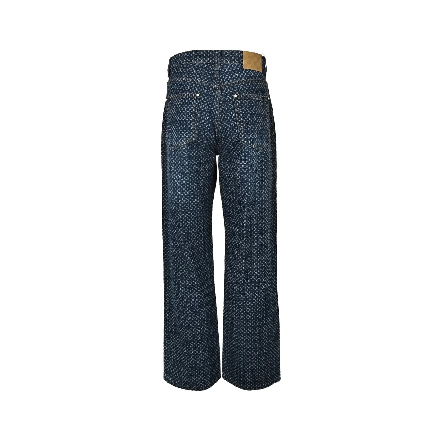 Louis Vuitton/Louis Vuitton all-over printed presbyopic jeans